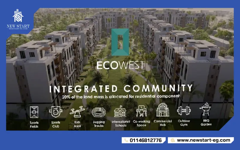 كمبوند ايكو ويست 6 اكتوبر  Eco west 6 October