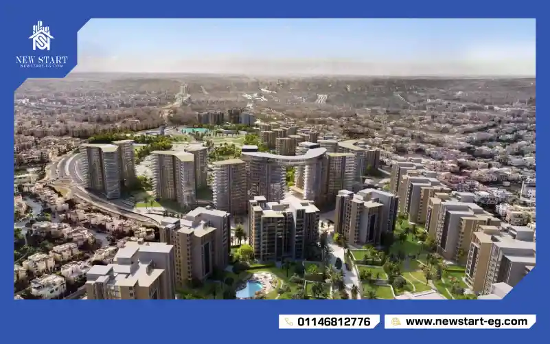 شقه للبيع مميزه 160 م بكمبوند زيد ويست الشيخ زايد