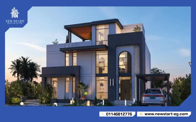تاون هاوس للبيع 253متر فى كمبوند ذا ايت الجابرى بالتقسيط على 96 شهر