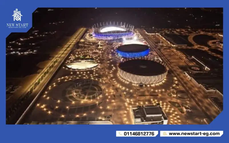 خريطة المدينة الأولمبية بالعاصمة الإدارية الجديدة