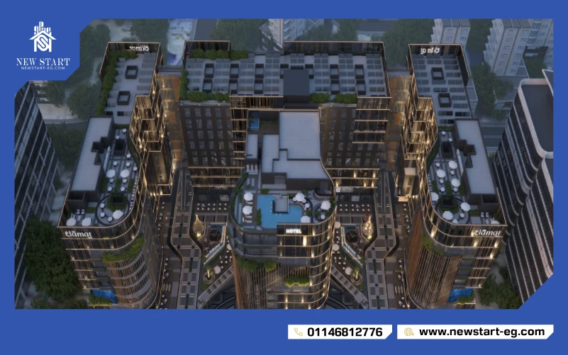 تصميم ومساحة مول علامات تاون 6 أكتوبر