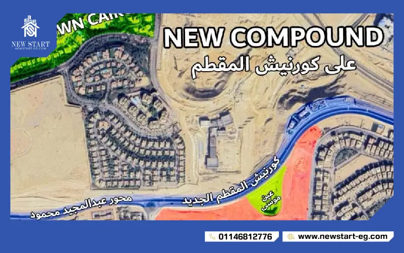موقع كمبوند ذا نوفليست المقطم
