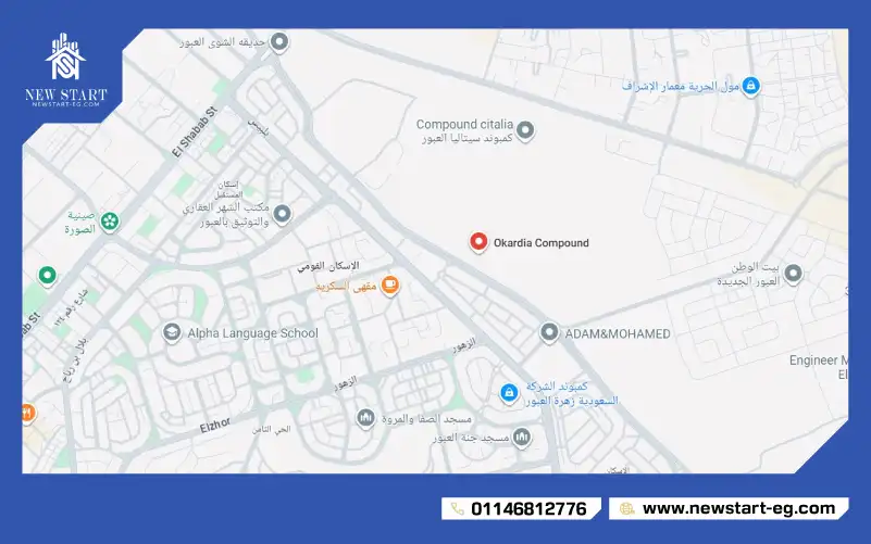 موقع  Okardia Obour City