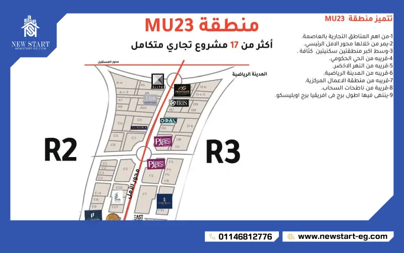 منطقة MU 23 العاصمة الإدارية الجديدة