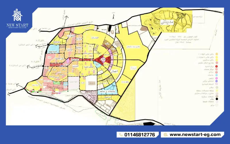 موقع مدينة القاهرة الجديدة