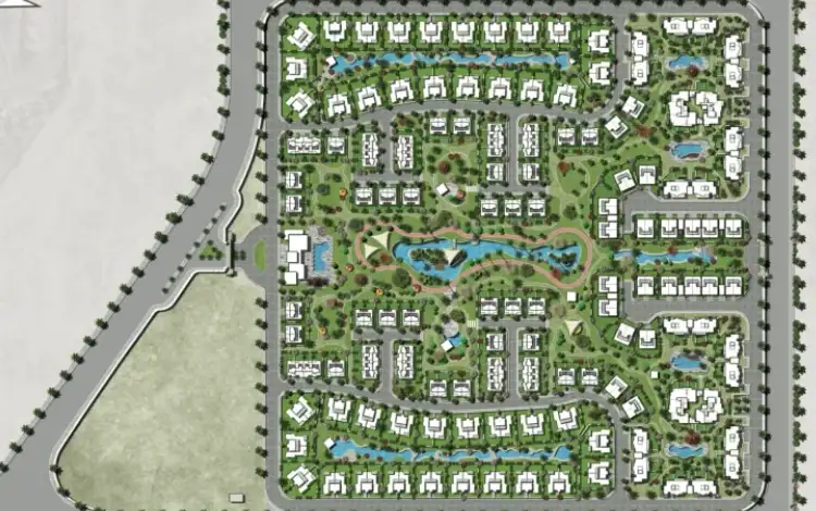 تصميم كمبوند هايد بارك الشيخ زايد