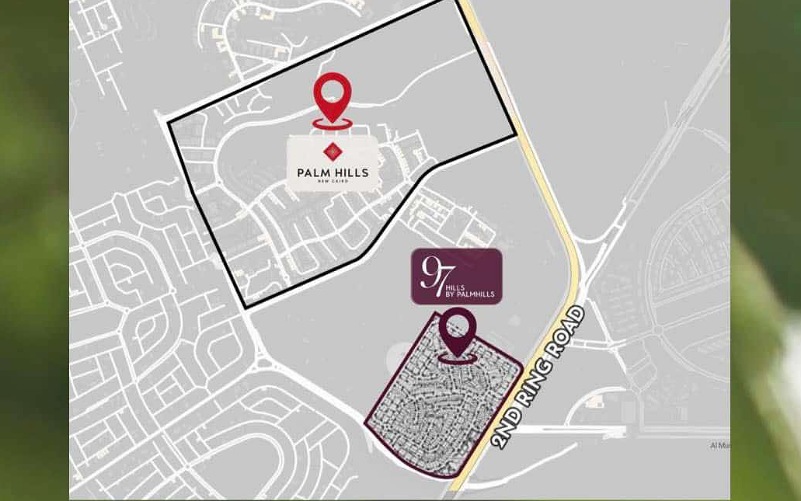 موقع كمبوند 97 بالم هيلز 