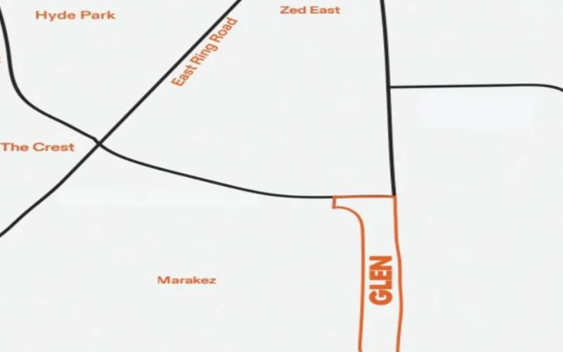 موقع مشروع جلين التجمع السادس