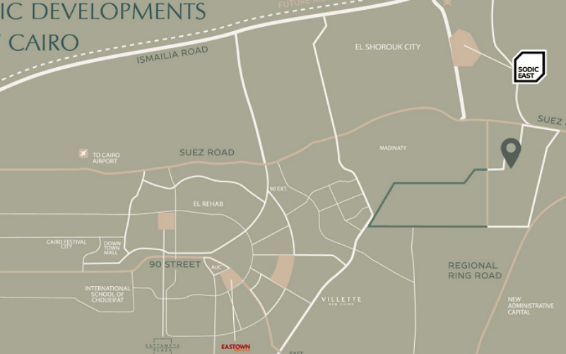 لوكيشن إيست فيل المستقبل سيتي 