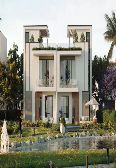 تاون هاوس 232متر بجاردن فى مشروع هوم تاون العاصمة الادارية