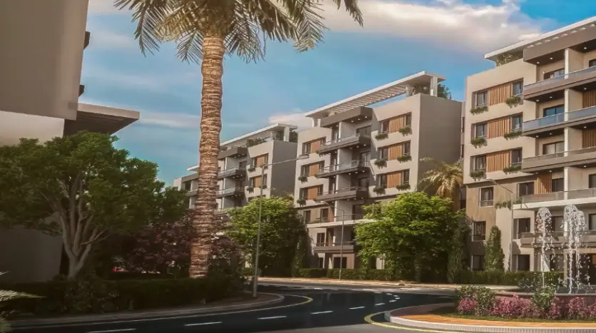 شقة للبيع 137متر بفيو على جاردن فى كمبوند فلو اكتوبر