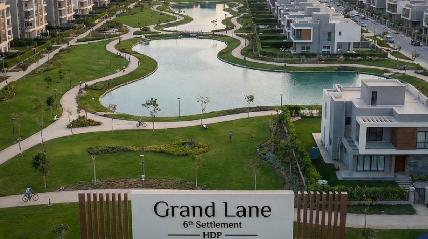 كمبوند جراند لين التجمع السادس Grand Lane New Cairo