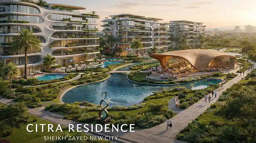 تاون هاوس للبيع 215م في مدينة زايد الجديدة بالتقسيط في  كمبوند Citra