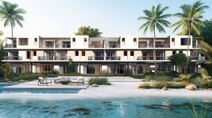 تاون هاوس للبيع بفيو لاجون فى قرية شورز العمار الساحل الشمالى