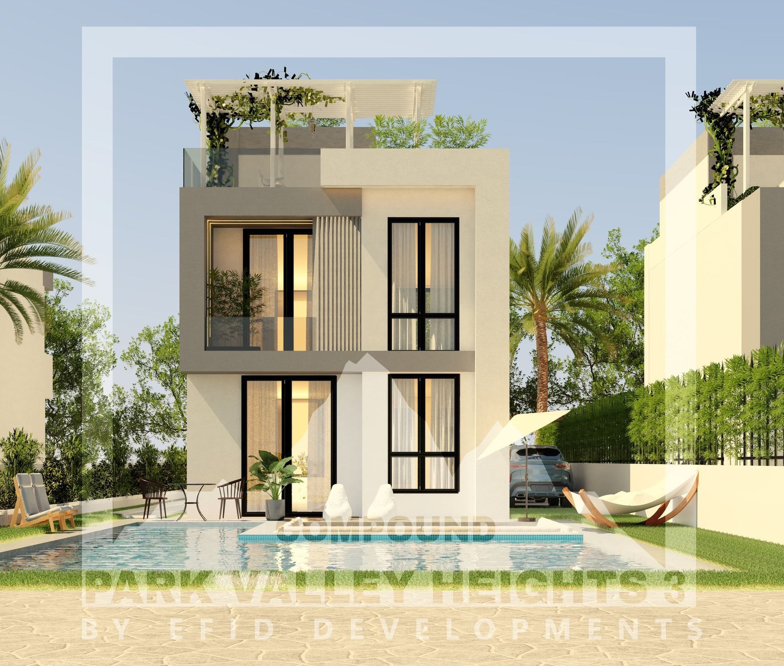 فيلا للبيع 254م في مشروع بارك فالي زايد الجديدة park valley twenty seven