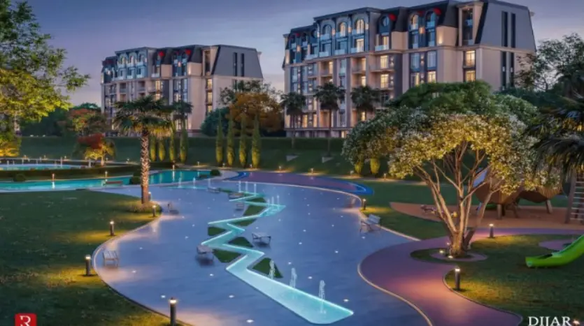 شقة 155للبيع في كمبوند ديجار التجمع الخامس بالقرب من الجامعة الامريكية