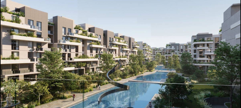 تاون هاوس للبيع 205م فى كمبوند تلال ايست telal east التجمع الخامس