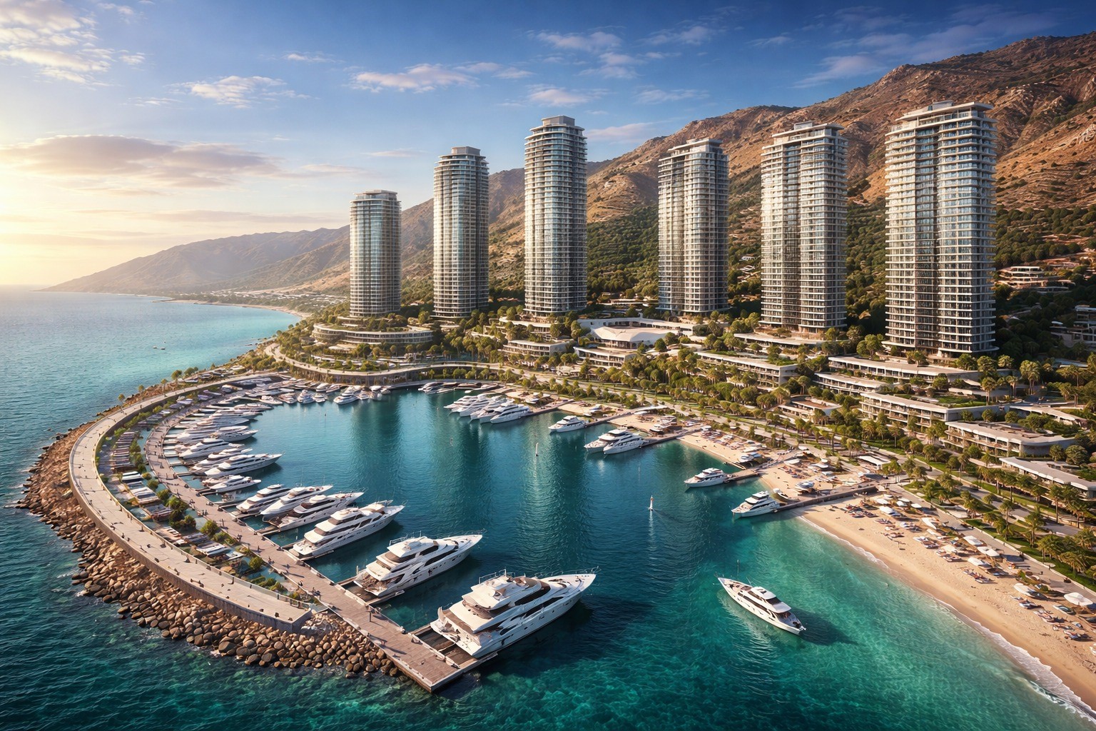 شاليه للبيع 120م في marina towers il monte galala