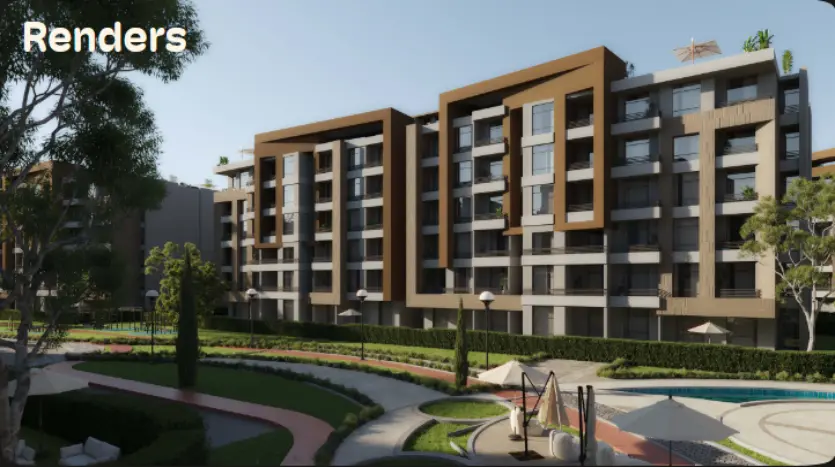 شقة للبيع غرفتين بالتقسيط على 9 سنين فى كمبوند هوم حدائق اكتوبر