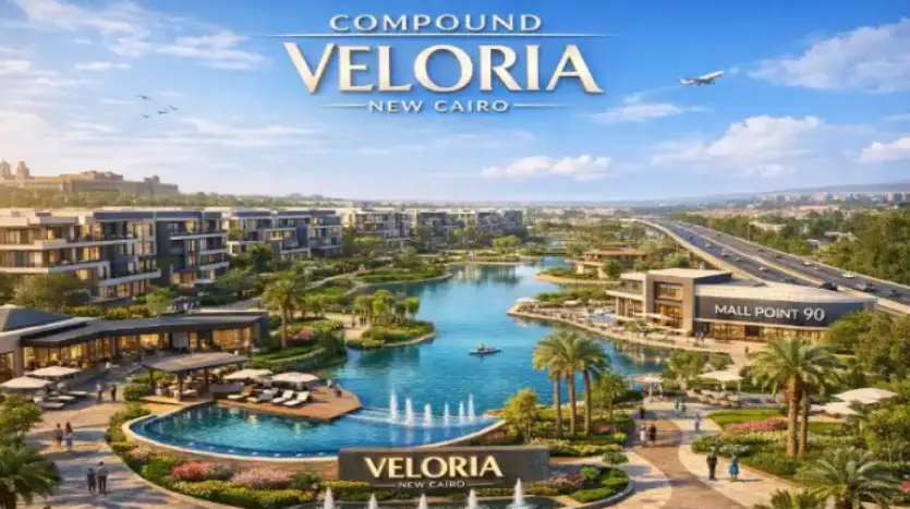 شقة للبيع 75متر بفيو جاردن فى كمبوند فيلوريا التجمع الخامس