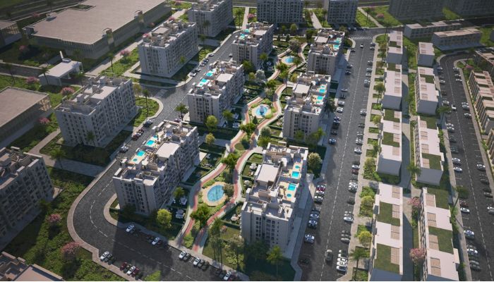 كمبوند The Spine المستقبل سيتي The Spine Mostakbal City