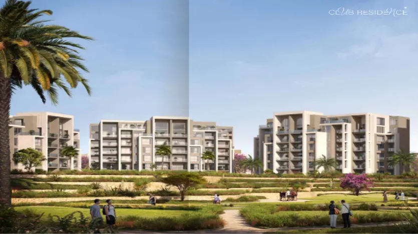 شقة للبيع 3 غرف متشطبة بالتكييفات فى زد ايست بالتقسيط على 10 سنين