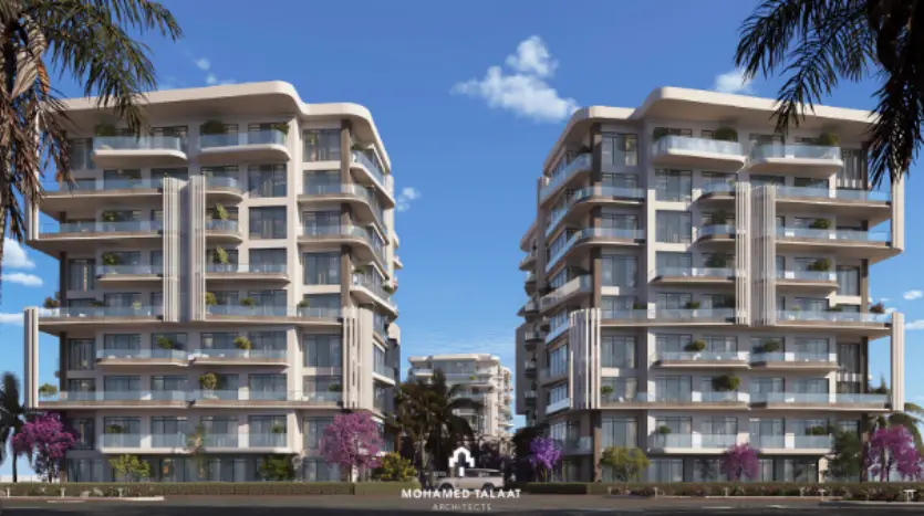 دوبلكس للبيع 294 متر فى كمبوند لاريفا العاصمة الادارية بالتقسيط على 120 شهر