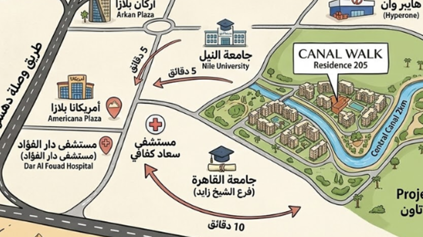 كانال ووك لوكيشن 