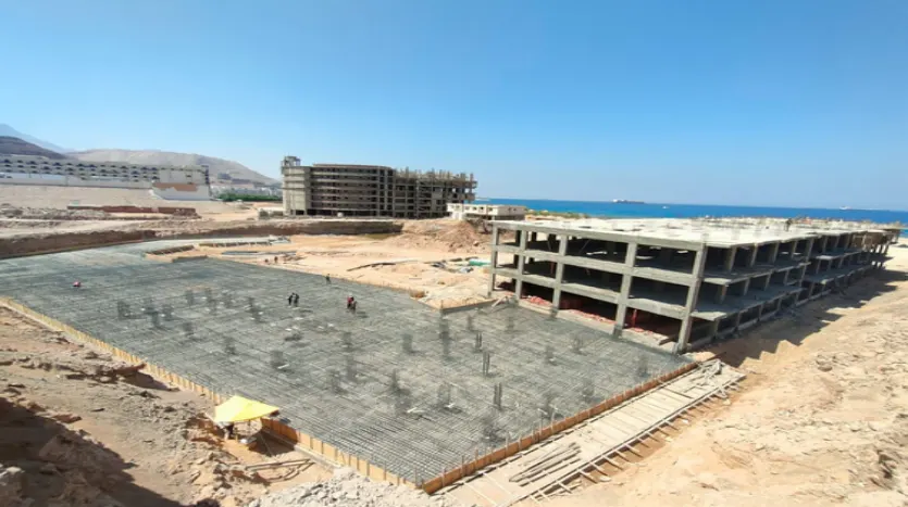 شاليه للبيع غرفتين متشطبة بالكامل فى قرية بيلا ايست العين السخنة