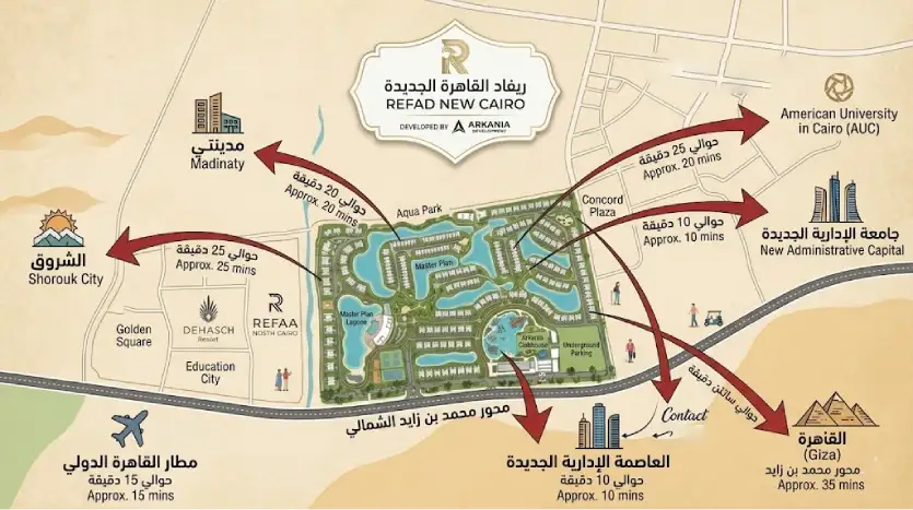 كمبوند ريفاد لوكيشن 