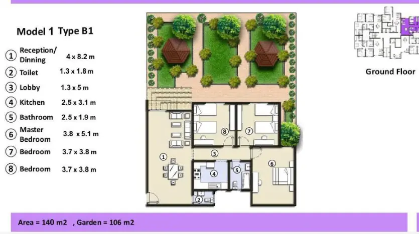 تصميم شقق Mirissa Compound