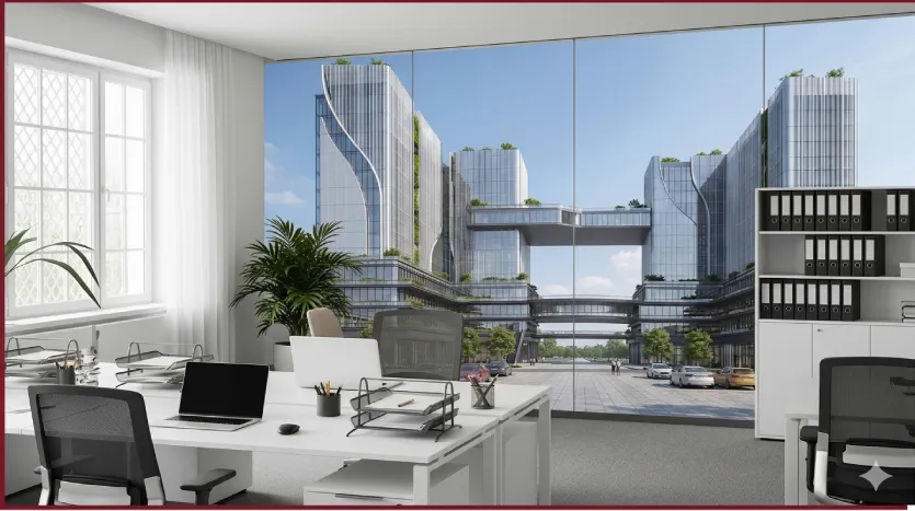 مكتب ادارى للبيع 25متر بالتقسيط فى مشروع جلو تيرا العاصمة الادارية