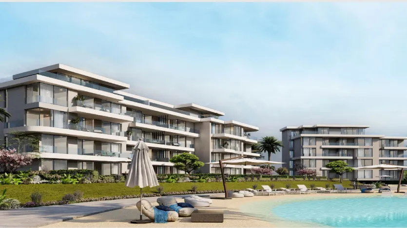 شاليه للبيع 65متر متشطب بالكامل فى قرية سيشور هايد بارك الساحل الشمالى