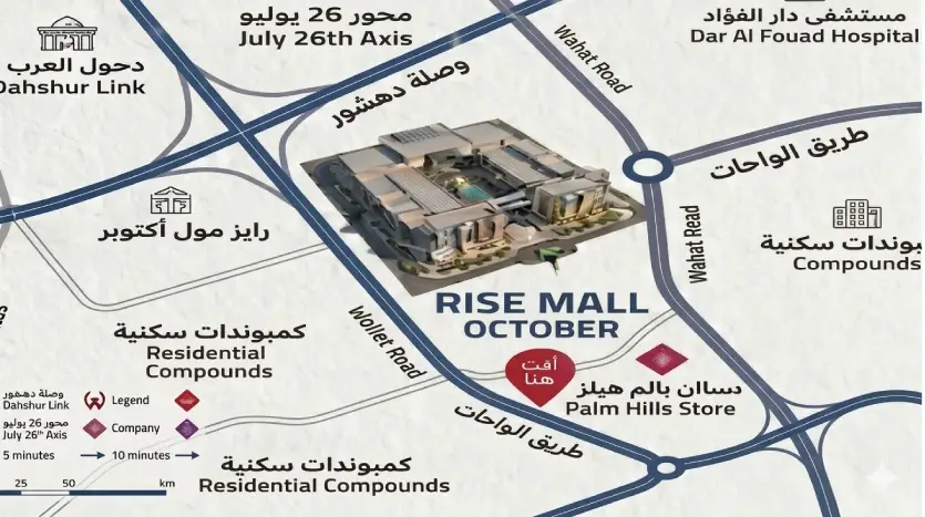 رايز مول لوكيشن 