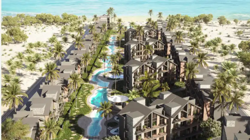 ستوديو للبيع 47متر بفيو على البحر و متشطب بالفرش و الاجهزة فى البحر الاحمر راس سدر