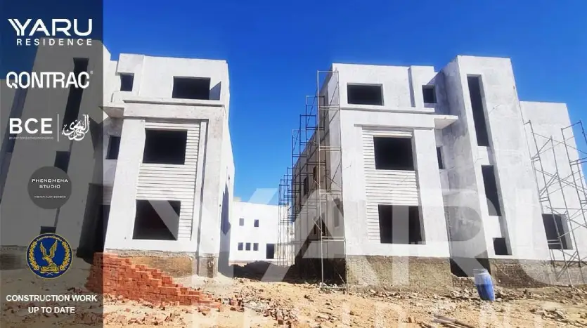 توين هاوس 227م استلام فورى بالتقسيط في كمبوند يارو العاصمة الادارية