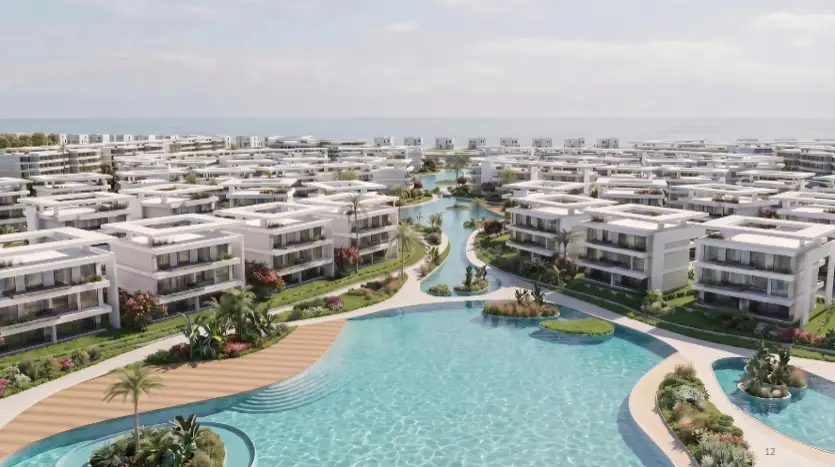 شاليه للبيع 80متر بفيو على البحر فى قرية At Sidi Abd El Rahman الساحل الشمالى