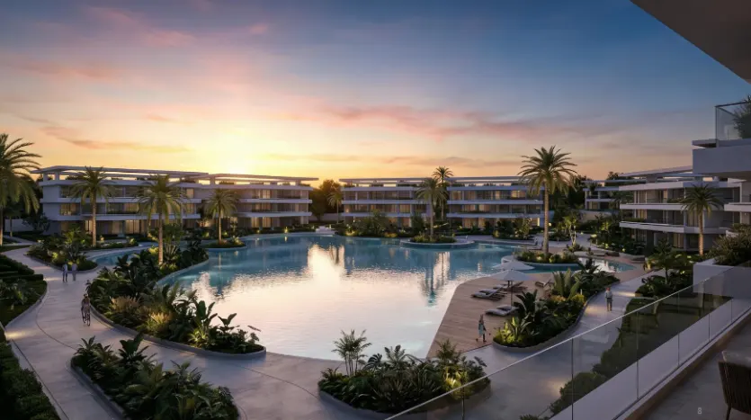 ستوديو للبيع 50متر متشطب بالكامل بالتقسيط على 10 سنين فى الساحل الشمالى