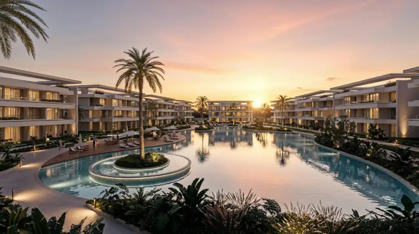 شاليه للبيع 115متر فى قرية At sidi Abd Elrahman الساحل الشمالى بالتفسيط