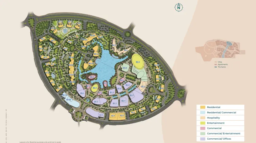 تصميم مشروع The Spine مدينتي