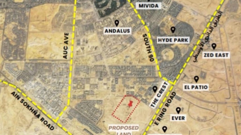 موقع مشروع ماونتن فيو 