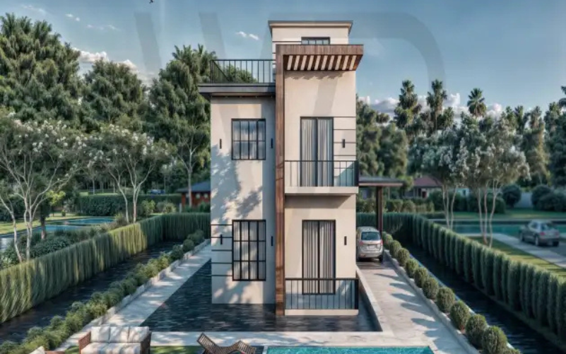 فيلا مستقلة للبيع 280م في كمبوند جيرونا زايد الجديدة بمقدم تعاقد 15%