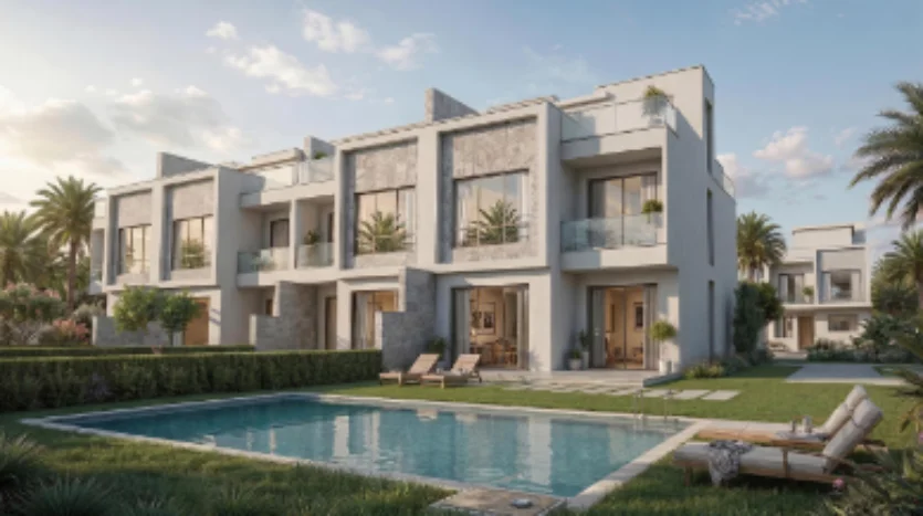 بدون مقدم تاون هاوس للبيع بجاردن فى مشروع حوض 6 الحزام الاخضر كمبوند ليفيتي