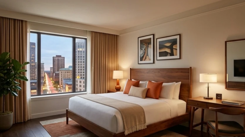 بمقدم 230 الف وحدة فندقية 40متر متشطبة بالتكييفات فى le calme de zayed