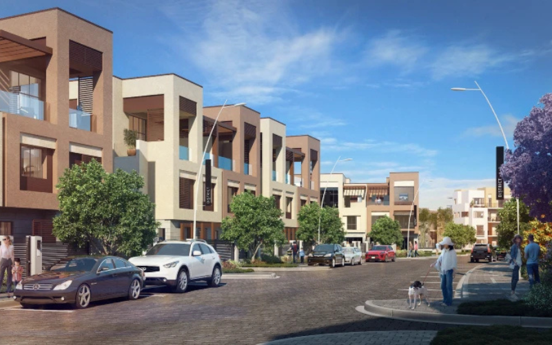 شقة للبيع 200م في كمبوند ديستريكت فايف التجمع الخامس District 5 New Cairo