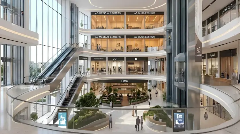التصميم الداخلي لايست بلازا
