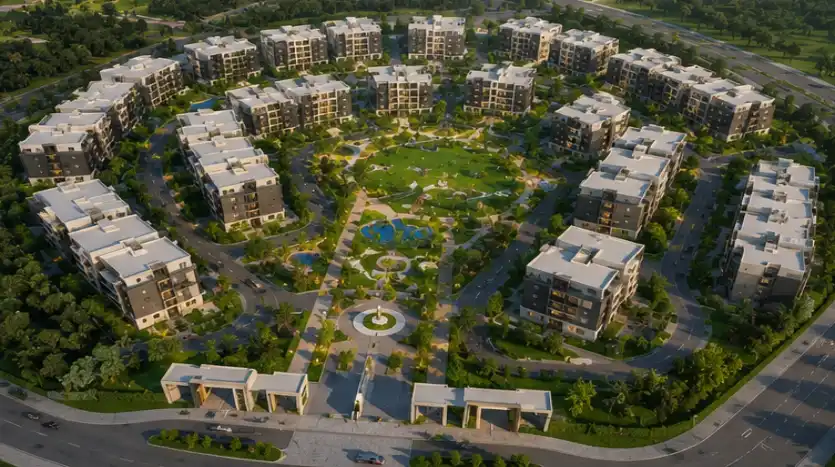 كمبوند نيو جاردن سيتي الشيخ زايد New Garden City